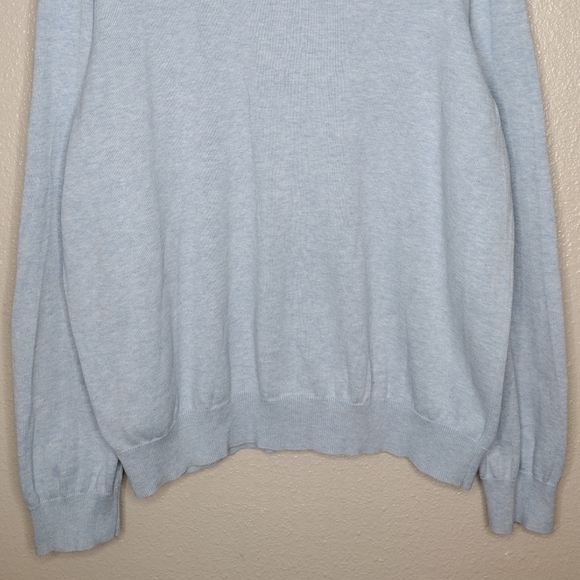 Brooks Brothers 346 Supima Cotton Knit Pullover Long Sleeve V Neck Sweater - Picture 6 of 13